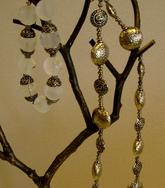 Bracelet and Silver Necklace by Karen Johnson