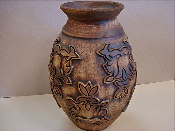 Clay Vase by Shirley Brauker